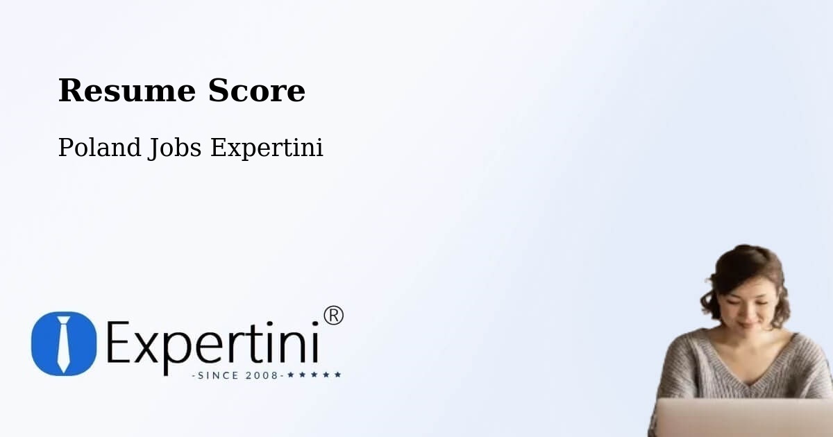 Resume Score & Job Description Match Tool – Dąbie - Poland Jobs Expertini